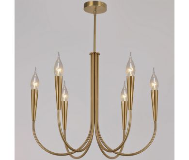 Подвесна люстра ILLUMICO IL0441-6P-79 BRASS VASE