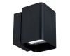 Уличный настенный светильник Arlight LGD-WALL-VARIO-S104x129-2x6W Day4000 (BK, 1-80 deg) 046428
