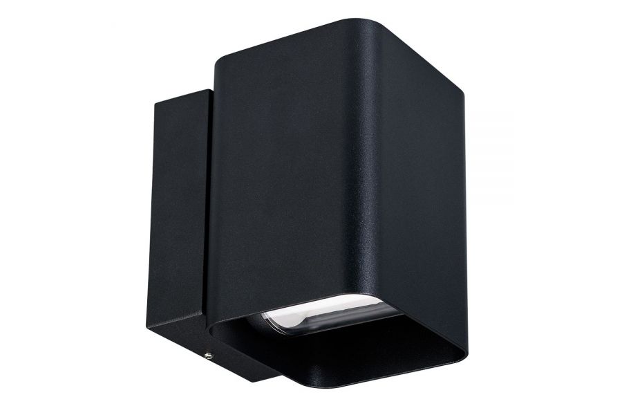 Уличный настенный светильник Arlight LGD-WALL-VARIO-S104x129-2x6W Day4000 (BK, 1-80 deg) 046428