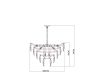 Подвесная люстра Arte Lamp Lilly A4070LM-12GO