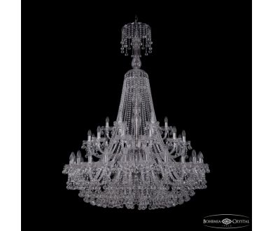 Подвесная люстра Bohemia Ivele Crystal 1409/24+12+6/460/XL-175/2d Ni