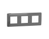 Рамка 3-постовая Schneider Electric Unica New NU280653