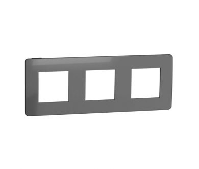 Рамка 3-постовая Schneider Electric Unica New NU280653