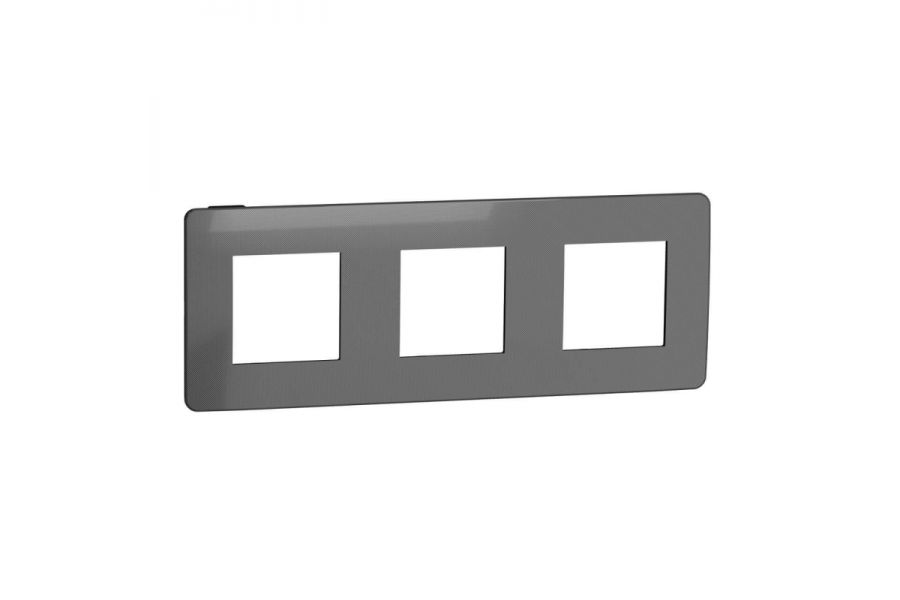 Рамка 3-постовая Schneider Electric Unica New NU280653