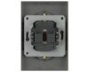 Розетка Эра Arktik 16-2104-06 двойная с заземлением 2X2P+E Schuko 16А-250В графит Б0070449