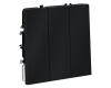 Выключатель трехклавишный Voltum S70 VLS030107 (графит)