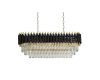 Подвесная люстра Lumina Deco Mazini LDP 6003-800-PR BK+F.GD