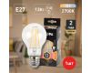 Лампа светодиодная Эра E27 13W 2700K F-LED A60-13W-827-E27 Б0035027