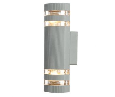 Уличный настенный светильник Arte Lamp Metro A8162AL-2GY