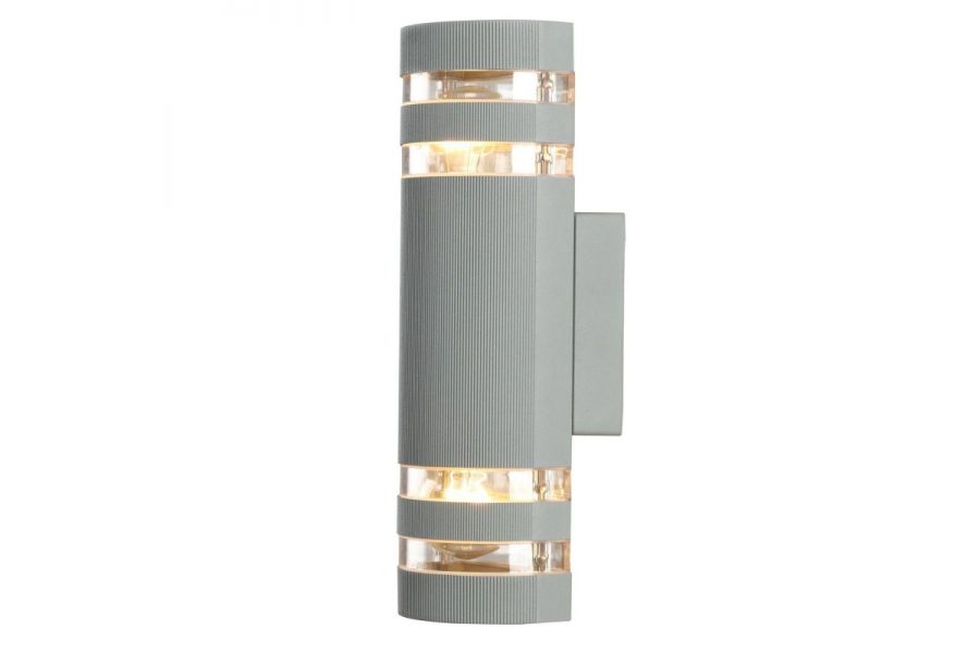 Уличный настенный светильник Arte Lamp Metro A8162AL-2GY