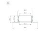 Профиль Arlight FANTOM-BENT-W49-TOP-2000 ANOD 046429