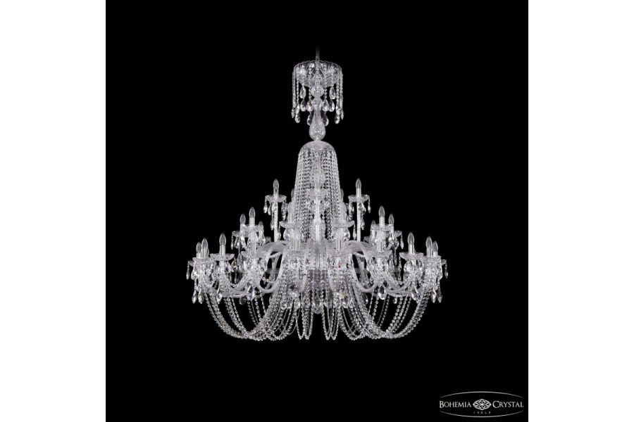 Подвесная люстра Bohemia Ivele Crystal 1402/20+10+5/530/XL-165 Ni