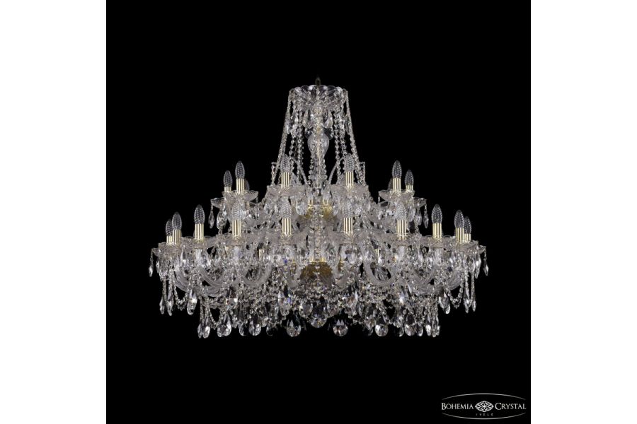 Подвесная люстра Bohemia Ivele Crystal 1411/20+10/400/2d G