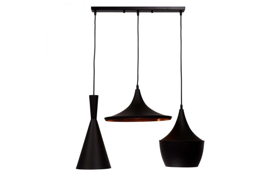 Подвесной светильник Lumina Deco Foggi LDP 7712-3 PR BK