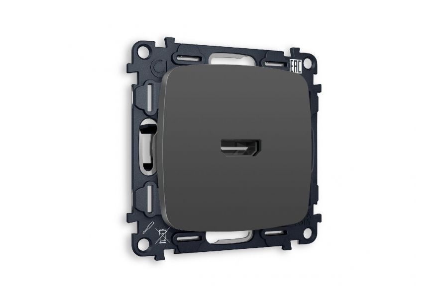 Комплект механизма розетки HDMI 2.0 40V/500mA 2.0GHz 5-18Gbit/s Ambrella Volt Omega MO914010