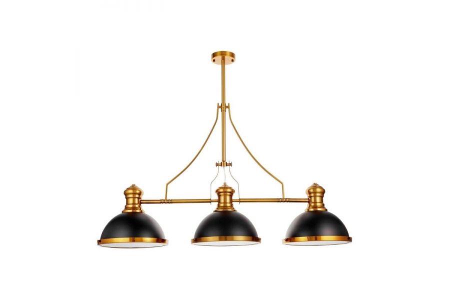 Подвесная люстра Lumina Deco Ettore LDP 710-3 BK+MD