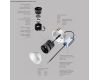 Модуль профессиональный светодиодный диммируемый 7W/12W 3000K в сборе с суппортом с углом наклона до 30° Lightstar Stella Pro 075093