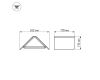 Настенный светильник Arlight LGD-Wall-Delta-1B-12W Warm White 019779