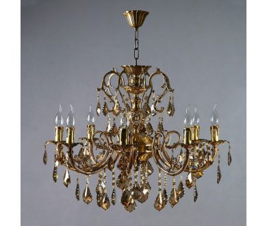 Подвесная люстра Ambiente Alicante 8888/8 AB Honey Leaf