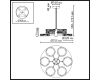 Подвесная люстра Odeon Light L-Vision Riviera 5450/99LB