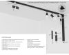 Шинопровод низковольтный накладной с торц. Заглушк. 2шт Ambrella Light Track System GL1912