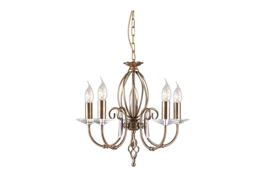 Подвесная люстра Elstead Lighting AG5-AGED-BRASS