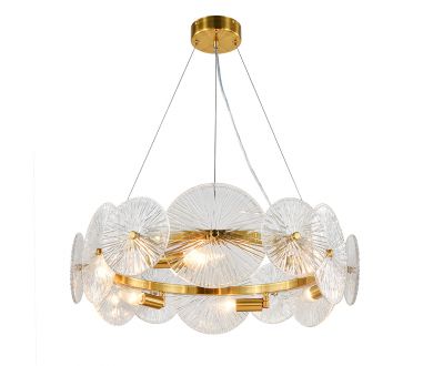 Купить Подвесная люстра Indigo Miele 12021/6P Brass V000604 Подвесная люстра Indigo Miele 12021/6P Brass V000604