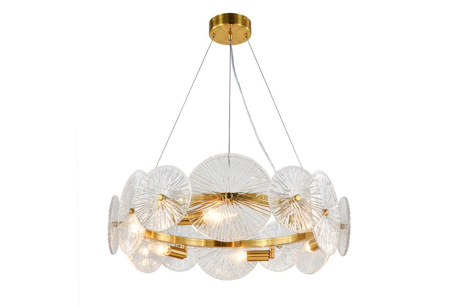 Подвесная люстра Indigo Miele 12021/6P Brass V000604