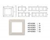 Рамка трехместная Ambrella Volt Line AF110363