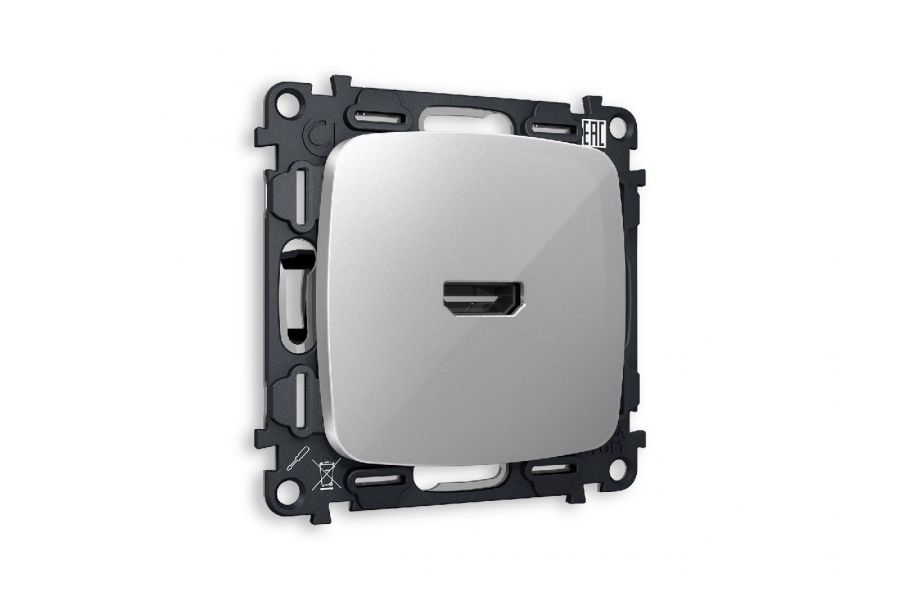 Комплект механизма розетки HDMI 2.0 40V/500mA 2.0GHz 5-18Gbit/s Ambrella Volt Omega MO414010