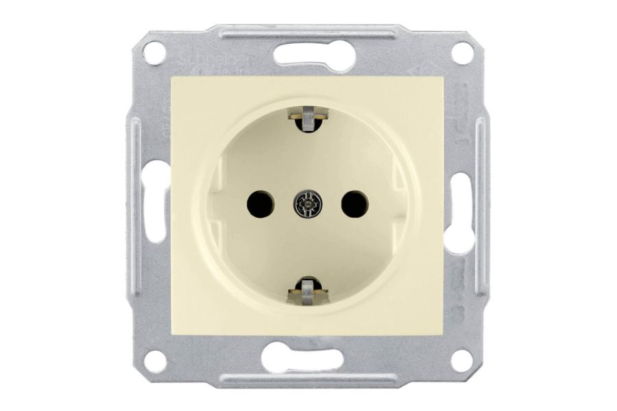 Розетка Schneider Electric Sedna с/з без шторок 16A 250V SDN3000547