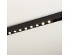 Трековый магнитный светильник Arlight MAG-DOTS-25-L400-12W Warm3000 (BK, 30 deg, 24V, DALI) 046324