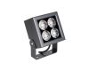 Прожектор Arlight KT-BLOCK-S130x130-15W RGBW-Day (Графит, 60 deg, 24V, DMX512) (IP66 Металл) 066387