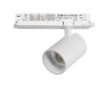 Трековый трехфазный светильник Quattro LED с управлением DALI Lightstar Alta Base A5346DALI