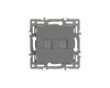 Механизм компьютерной розетки двойной Arlight SCT-MPC2-PL-GR (RJ-45, CAT6) 045338