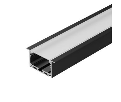 Профиль Arlight SL-LINIA62-F-2000 BLACK (BY) (Алюминий) 062590