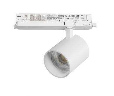 Трековый трехфазный светильник Quattro LED с управлением DALI Lightstar Alta Base A5446DALI