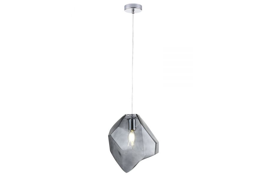 Подвесной светильник Crystal Lux NUESTRO SP1 CHROME/SMOKE