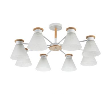 Люстра на штанге Arte Lamp Tyler A1031PL-8WH