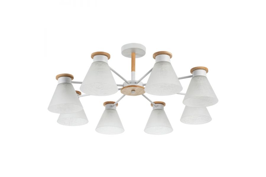 Люстра на штанге Arte Lamp Tyler A1031PL-8WH