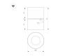 Спот Arlight SP-POINT-SURFACE-R85-12W Warm3200-MIX (WH, 36 deg, 230V) (IP20 Металл) 058616