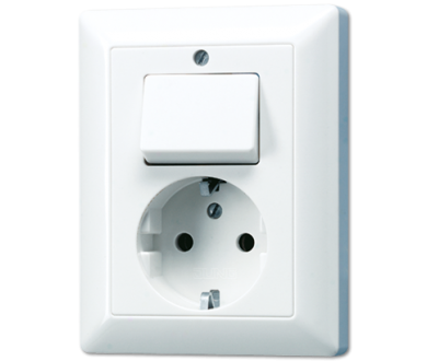 Розетка штепсельная Schuko Jung AS5576UWW