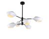 Подвесная люстра Lumina Deco Romina LDP 6037-6 WT+BK