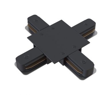 Коннектор X-образный Maytoni Accessories for tracks TRA002CX-11B