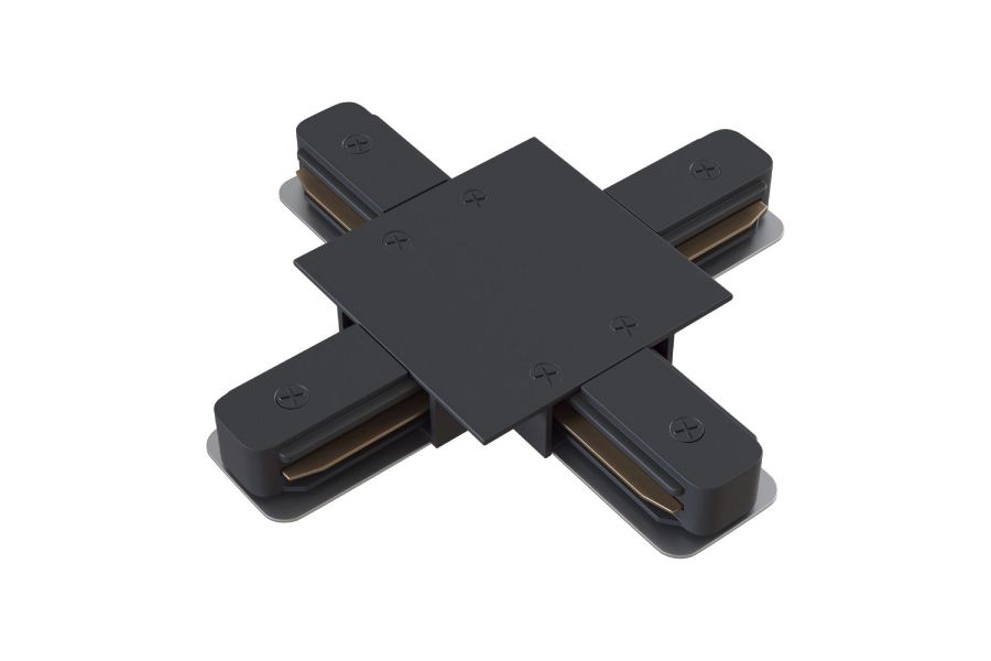 Коннектор X-образный Maytoni Accessories for tracks TRA002CX-11B