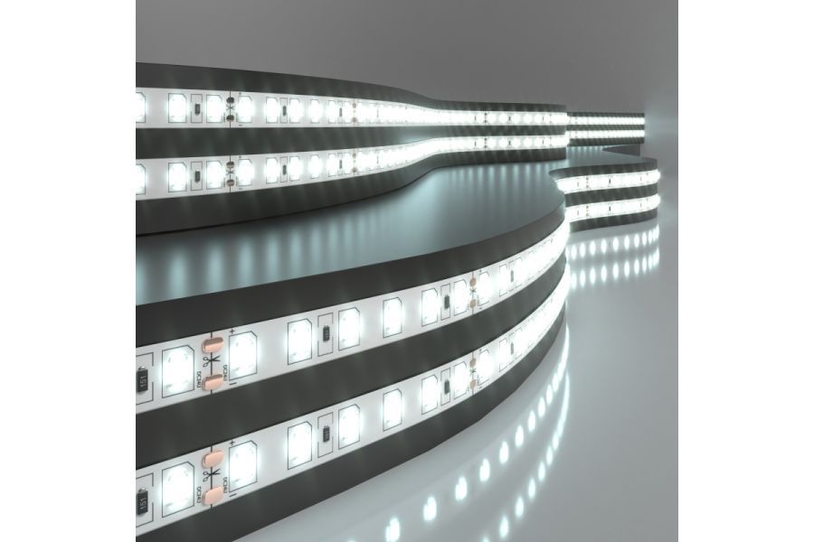 Светодиодная лента Elektrostandard 24V 9,6W 120Led 2835 IP20 холодный белый, 5м 4690389167515