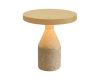 Настольная лампа Arlight SP-CROOD-TAB-R22.5x24-7W Warm3200-MIX (BG-BG, 140 deg, 230V) (IP20, Травертин) 061770