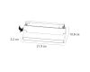 Трековый магнитный светильник Arte Lamp Linea A4679PL-1WH