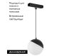 Трековый магнитный светильник Arlight MAG-VIBE-EMISFERO-HANG-R100-6W Day4000-MIX (BK, 130 deg, 48V, DALI) 045012