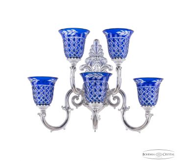 Бра Bohemia Ivele Crystal Verona 7203B15/3+2/210 NW P2 U Clear-Blue/H-1J